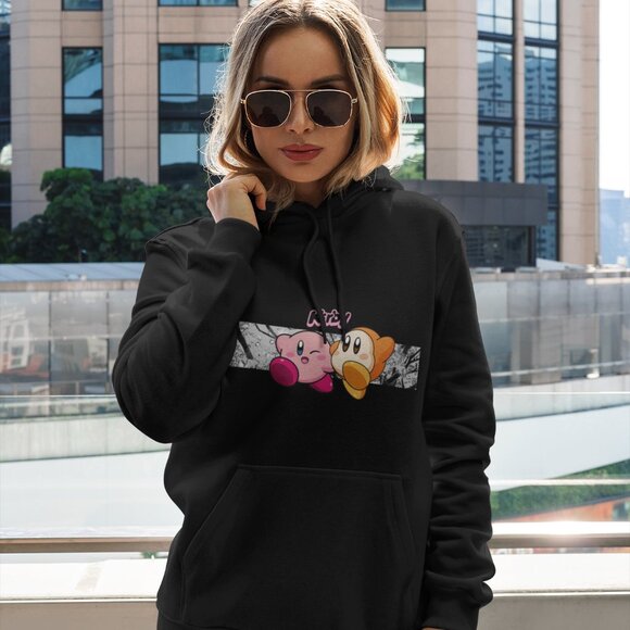 Kirby Black Hoodie for moman - Picture 5 of 6